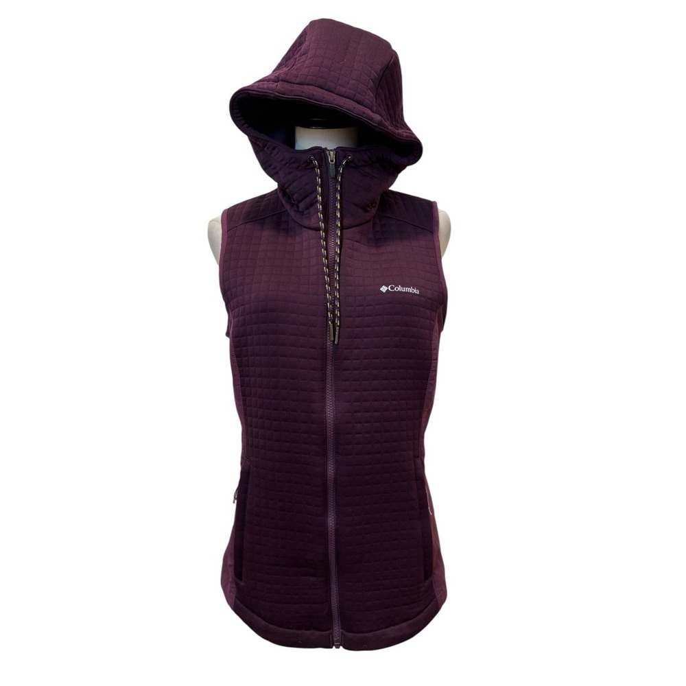 Columbia Women's Vest Omni Shield Sz‎ S Quilted Purple gropcore Outdoor